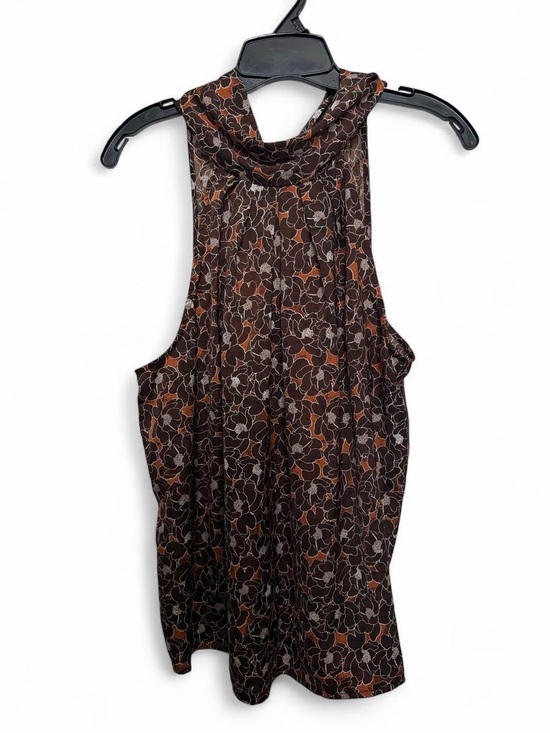 Banana Republic Tops - Banana Republic Brown & Rust Floral Sleeveless Top